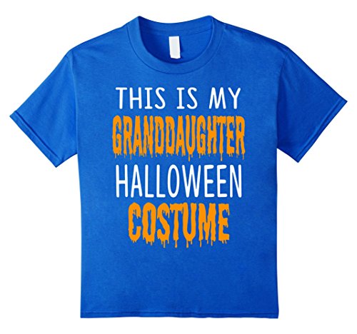 Halloween Gift This is my GRANDDAUGHTER Halloween costume T
