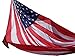 Double Hammock With Unique USA Flag Design - Made Of Premium Quality Ultra Lightweight Parachute Nylon Fabric. Perfect For Camping, Relaxing. Built To Last, Straps Included.