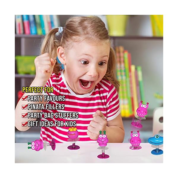 The Twiddlers 36 Monster Spring Jump Up Pop Up Party Toys For Kids Tamilgifts