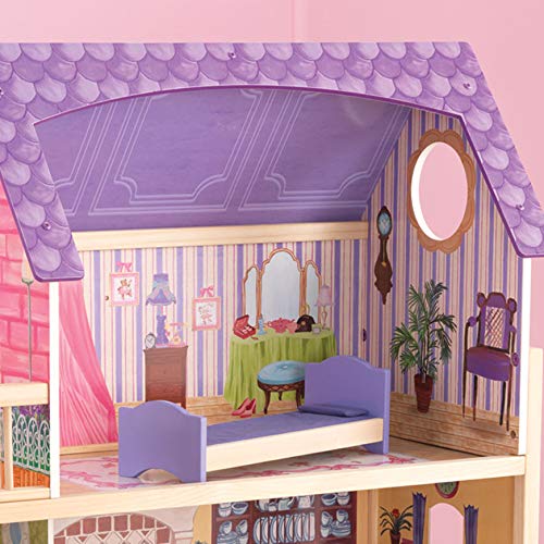 KidKraft Puppenhaus Kayla aus Holz mit Möbeln und Zubehör, Spielset mit 3 Spielebenen für 30 cm Puppen, Spielzeug für Kinder ab 3 Jahre, 65092 - Exklusiv bei Amazon – Bild 5