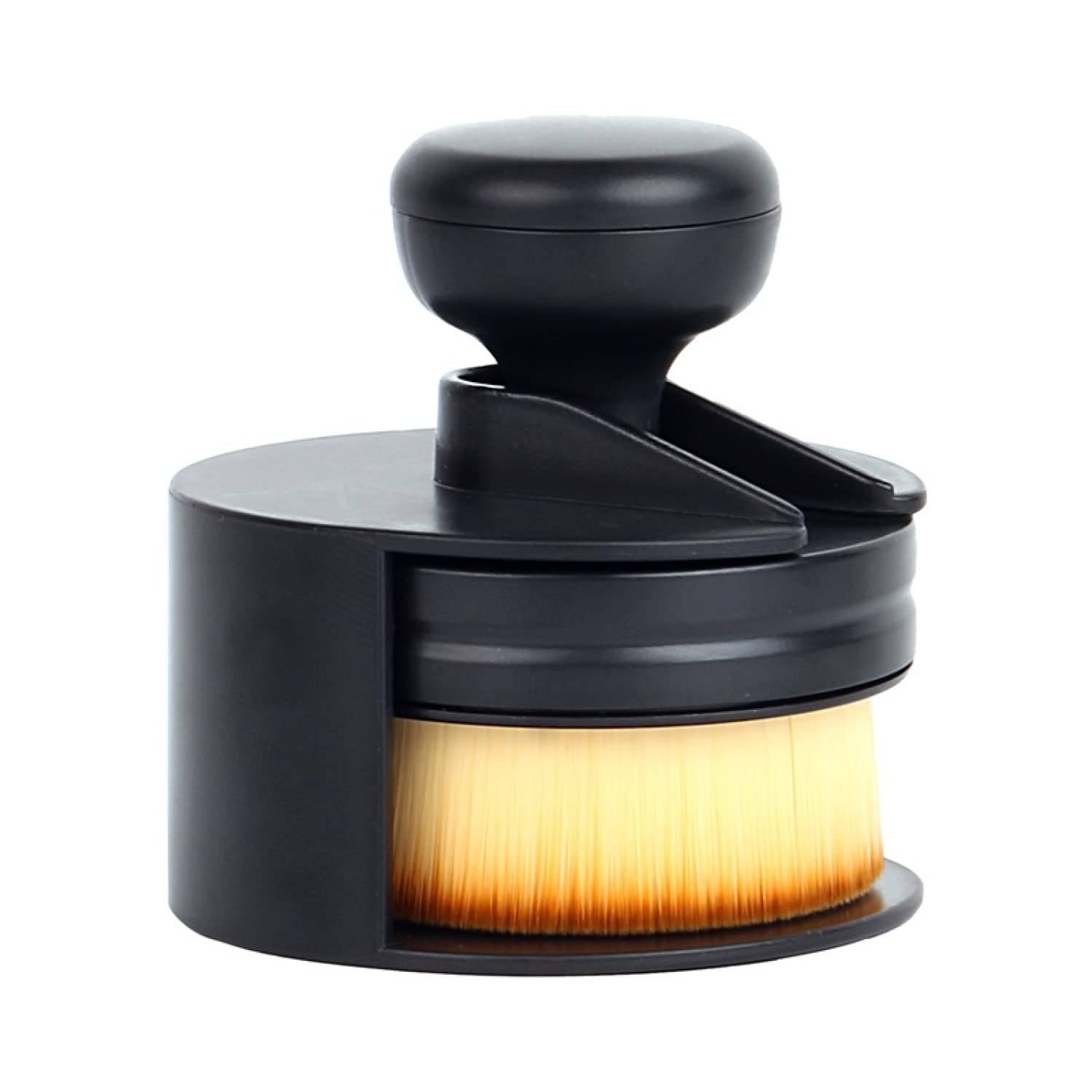 OTCRAFT Round Ink Blending Tool Soft Bristles Handle with Storage Tray, Tray Holder for DIY Scrapbooking, Crafting, Painting, Art, Cardmaking, Gift