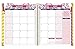 bloom daily planners 2017-18 Academic Year Hard Cover Vision Planner - Monthly and Weekly Column View Planner - (August 2017 - July 2018) Vintage Floral - 7.5