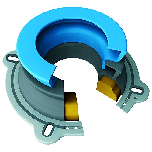 NEXT BY DANCO Perfect Seal Toilet Wax Ring, Black and Blue, 1Pack