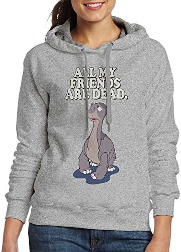 DE4K All My Friends Are Dead Brachiosaurus 2017 New Customized Printed Women's Pullover Sweater