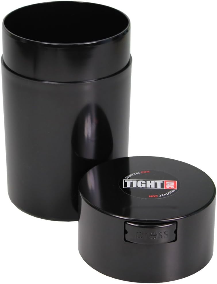 Tightvac 1 oz to 6 ounce - Patented Airtight Container, Black, 57-Liter/6 Ounce - Image 3
