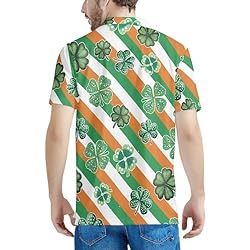 HUGS IDEA St. Patrick'sT-Shirts for Men Clovers