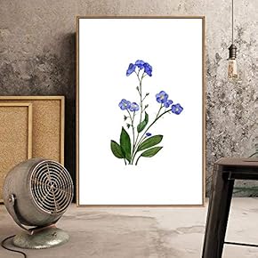 Framed Canvas Wall Art for Living Room, Bedroom Leaves Canvas Prints for Modern Home Decoration Ready to Hang - 16"x24" inches