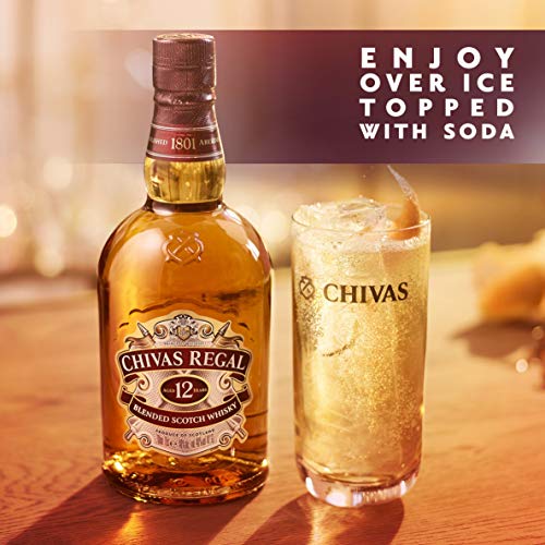 Chivas Regal 12 Jahre Premium Blended Scotch Whisky – 12 Jahre gereifter Whisky aus schottischen Malt & Grain Whiskys aus der Region Speyside – 1 x 0,7 L – Bild 8
