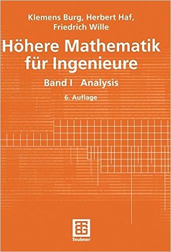 Höhere Mathematik Für Ingenieure Band I Analysis Teubner - 