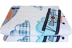Abreeze PlaneToddler Blankets for Boys Quilt Bedspread Kids Plane Airplane Boys Girls Kid's Quilt Throw Blanket Toddler Bed Quilt 43" X 51"