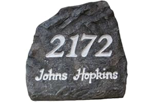 Address Stone - Regular Size - 20 x 20 x 10 inches - artificial