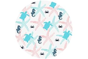 ANDRÉAS Andreas Silicone Non-Slip 6.25" Jar Opener, Easy Lid Opener, Made with Silicone and Fabric, Dishwasher Safe, Garlic Peeler, Sea Animals, 6.25 inch