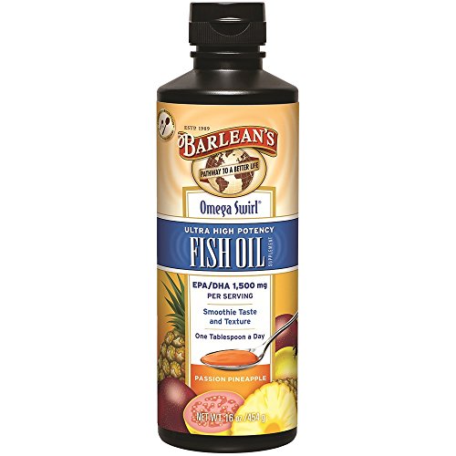 Barlean’s ultra high potency omega swirl fish oil, pa…