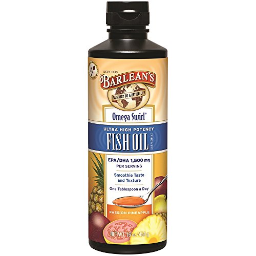 UPC 705875660037, Barlean’s Ultra High Potency Omega Swirl Fish Oil, Passion Pineapple, 16-oz