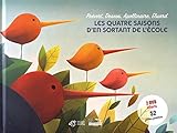 Les quatre saisons d'En sortant de l'école : Prévert, Desnos, Apollinaire, Eluard (2DVD) by