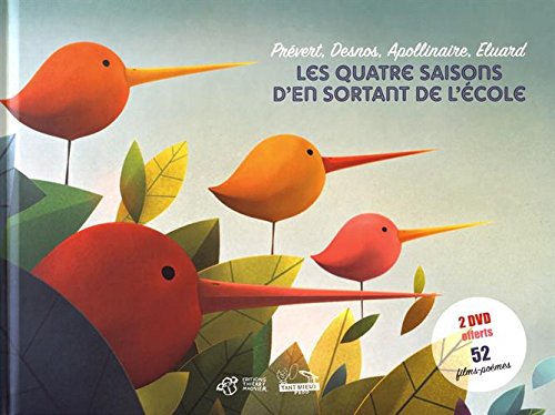 Les quatre saisons d'En sortant de l'école : Prévert, Desnos, Apollinaire, Eluard (2DVD) by
