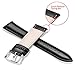 SONGDU Quick Release Leather Watch Band, Full Grain Genuine Leather Replacement Watch Strap with Stainless Metal Buckle Clasp 16mm, 18mm, 20mm, 22mm, 24mm