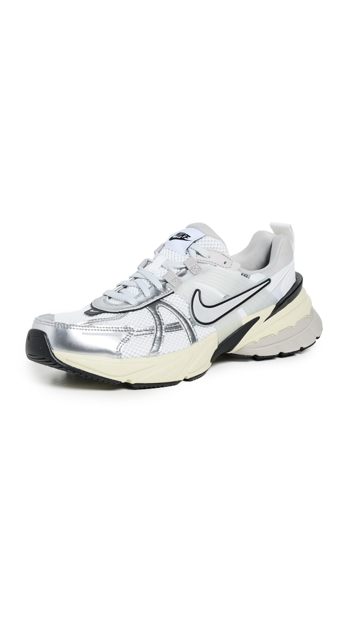 Nike Womens V2K Run Summit White/Metallic Silver 8