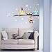 ElecMotive Merry Christmas Owls Snowflake Christmas Tree Gifts Wall Decals, Living Room Bedroom Shop Window Removable Wall Stickers Murals Removable DIY Home Decorations Art Decor (Owls)