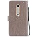 Moto X Pure Edition Case,Harryshell(TM) Wallet Folio Leather Flip Case Cover with Card Id Slot Wrist Strap for Motorola Moto X Style / X Pure Edition 2015