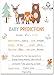 Papery Pop 30 Baby Shower Prediction and Advice Cards, Boy or Girl - Baby Shower Games Decorations Activities Supplies Invitations - Woodland Animals