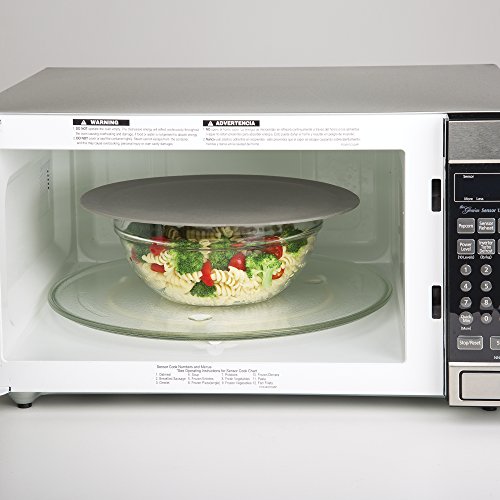 Prep Solutions by Progressive Microwave Multi-Mat, Non-Stick Heat Resistant, 12" Inch Diameter, Protect From Spill Overs, Dishwasher Safe, Splatter Guard, Drying Mat, Trivet, Jar Opener, Hot Pad - Thumbnail 3