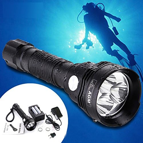 AGM reg; Étanche Super Bright 100M 2000Lumens CREE XML LED L2 Scuba