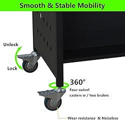 Trailblaze 3-Layer Book Cart, V-Shaped Single-Sided