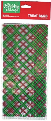 Expressive Designs Cookie Exchange Treat Bags (Tartan Plaid)