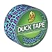 Duck Brand 281518 Printed Duct Tape, Blue Leopard, 1.88 Inches x 10 Yards, Single Roll