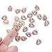 Crystal Rhinestones Sewing on, Premium Rhinestones Flatback Beads Buttons with Bling Diamonds, DIY Crafts Gems for Clothing, Bags, Shoes, Dress, Wedding Party Decoration (Teardrop Rose Gold)