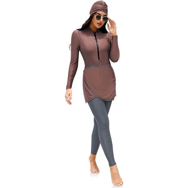 Lu's Chic Damen Rashguard Set – Kurzärmelig Mit Boyleg-Shorts & Gepolstertem BH