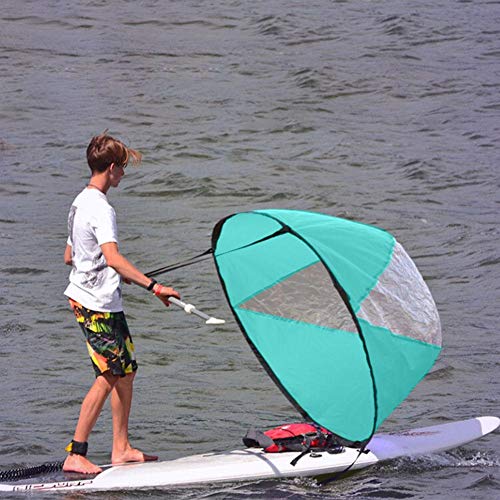 SHZONS Windsurfing Sails Kayak Wind sail Sails Canoe Folding Sails