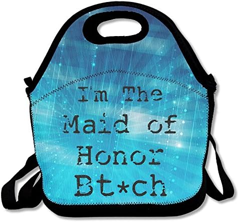 Black I'm The Maid Of Honor Bt Ch Special Adult And Child Lunch Bags