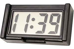 Car Clock Universal Pocket Mini Digital Clock Stick-On Watch For Car Dashboard Auto Boat Bike Home Electronic Clock Clever an