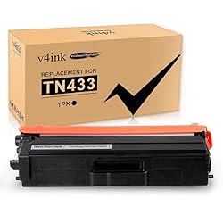 v4ink 1PK Compatible TN431BK TN433BK Toner