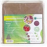 Envelor Home and Garden 10 Lbs. Organic Coco Block Coir Brick Coconut Fiber Growing Medium Potting Soil Mix Coco Peat Media Coir Pith Indoor Outdoor Planters Raised Vegetable Garden Beds Greenhouses
