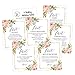 6 Flower Wedding Milestones Gift Wine Bottle Labels or Sticker Covers, Floral Bridal Shower, Bachelorette Engagement Party Present, Perfect Best Registry For Bride To Be, Firsts For The Newlywed Ideas