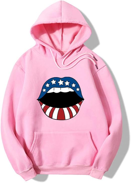 plus size pink hoodie sweatshirts