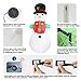 Fanshunlite Christmas Inflatable 8 FT Snowman with Hat Lighted Blow-Up Yard Party Decoration for Xmas Inflatable Outdoor Indoor Home Garden Family Prop Yard