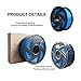 3D Flexible Blue TPU Filament 1.75 mm, 2.2 LBS (1KG) Material: TPU