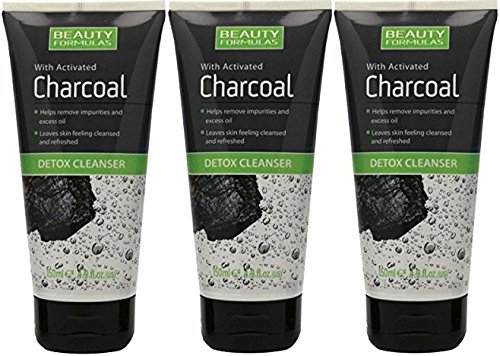 CHARCOAL DETOX CLEANSER 150ML Pack of 3