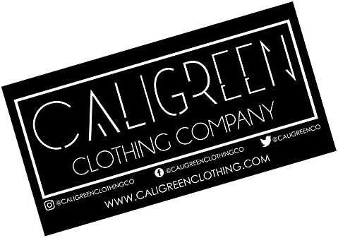 CaliGreen Clothing Company Skateboard Sticker Decal - Helmet Laptop Car skate surf surfboarding motocross Bike
