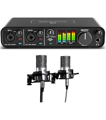 Amazon.com: MOTU M4 Desktop 4x4 USB Type-C Audio-MIDI Interface