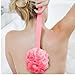 JUJU® 18in Long Handle Bath Body Back Brush Shower Nylon Mesh Scrubber Loofah Sponge Large Head