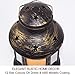 Bright Zeal 2-Pack Bronze Hexagon Decorative Lantern with LED Candle - LED Lanterns Battery Operated Decorative - Hanging Candle Lanterns Indoor - Outdoor Lanterns Decorative Vintage Lantern