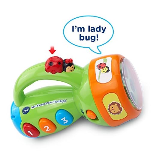 VTech Spin & Learn Color Flashlight Amazon Exclusive, Lime Green - Image 4