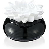 Honeydak 1 Pcs Ceramic Essential Oil Diffuser, Non Electric,Daisy Flowers | Decorative Floral Home Fragrance Decor, No Noise, Home &amp; Office Tabletop Decor for Desk, Bathroom, Bedroom, Birthday, Wedding