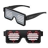 AX-BON LED Glasses,Rechargeable Toy Sunglasses can