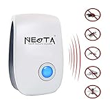 Neota Pest Control Ultrasonic Repellent, Indoor Electronic Plug In Repeller for Insects, Roaches, Flies, Ants, Spiders, Mice, Best Gift Ideas 2017 and Easy-to-use (White)
